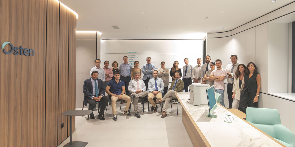 El equipo de Osten está formado por los mejores especialistas en cada una de las áreas del cuerpo, así como en rehabilitación en Sevilla